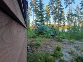 Off-grid minihus på Finnskogen.